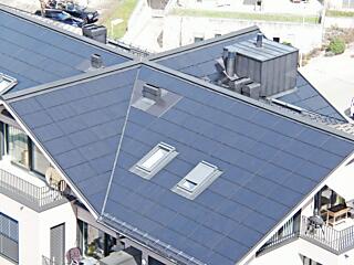Integrierte Photovoltaikanlage_auf dem Dach